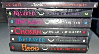 House of Night Series Book Lot of 5 HC/PB Set P.C. & Kristin Cast Bonus Book - Image 1 of 4