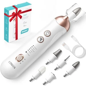Professional Manicure Pedicure Kit: 5 in 1 Electric Nail File Set Toenail Gri... - Picture 1 of 9