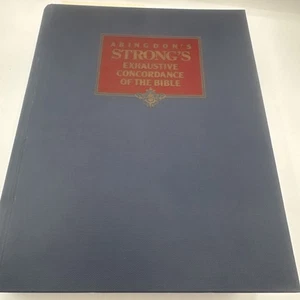 Abingdon's Strong's Exhaustive Concordance of the Bible by James Strong 1986 - Picture 1 of 9