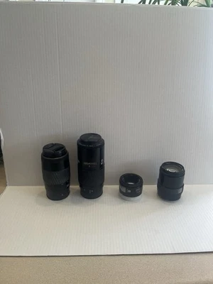 4 Minolta Lens Lot AF Zoom Macro Check Description For Details ￼ - Image 1 of 4