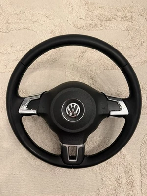 Polo 6R Lenkrad, Sportlenkrad, Dreispeichenlenkrad mit Airbag - Bild 1 von 3