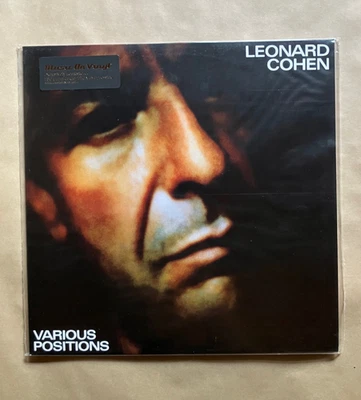 LEONARD COHEN Various Positions LP 2012 EU 180 Gram Audiophile Vinyl NEW SEALED - Image 1 of 4