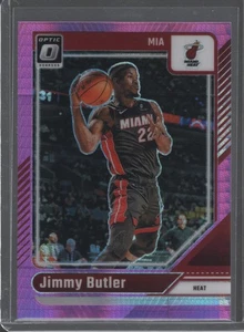 Jimmy Butler 2024-25 Donruss Optic Pink Hyper Prizm Heat - Picture 1 of 2