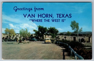 Grüße aus Van Horn Texas Postkarte - Bild 1 von 2