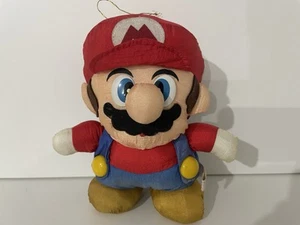 VINTAGE SUPER MARIO WORLD 8 INCH TAFFETA MARIO PLUSH TOY BANPRESTO 1994 JAPAN - Picture 1 of 6
