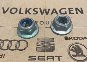 2x 🔺GENUINE VW N91021601 FRONT TOP SHOCK ABSORBER NUT 🔺M14x1,5 - Picture 1 of 4