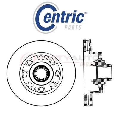 Centric C-TEK Disc Brake Rotor for 2008-2018 Ford E-350 Super Duty 5.4L 6.0L vv - Image 1 of 4