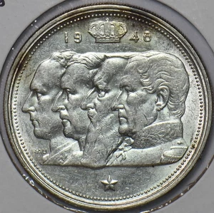 Belgium 1948 100 Francs Lion animal 295818 combine shipping - Picture 1 of 2