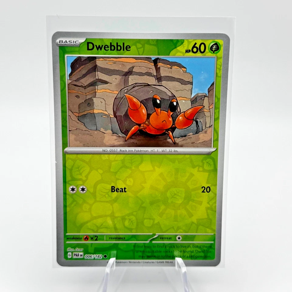 Dwebble 006/182 Sv04: Paradox Rift Reverse Holo - Image 1 of 1