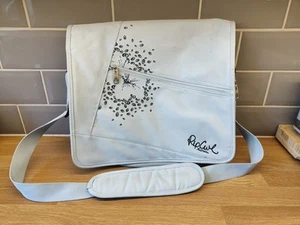 RipCurl Australia Laptop/Beach Shoulder Bag Pale Blue VGC Lots Of Pockets  - Picture 1 of 19