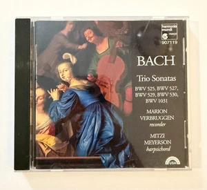 Johann Sebastian Bach, Marion Verbruggen, Mitzi Meyerson Trio Sonatas BWV 525 CD - Foto 1 di 3