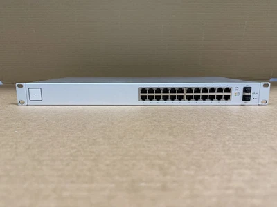 Ubiquiti UniFi US-24 24 port Gigabit Ethernet Switch with SFP Non-PoE - Image 1 of 4