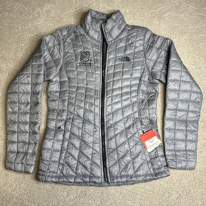 NUEVA Chaqueta de Trek Mujer The North Face Pequeña Thermoball Gris Cremallera Completa - Imagen 1 de 9