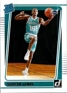 2021 Donruss #246 Scottie Lewis Holo Green Laser - Picture 1 of 2