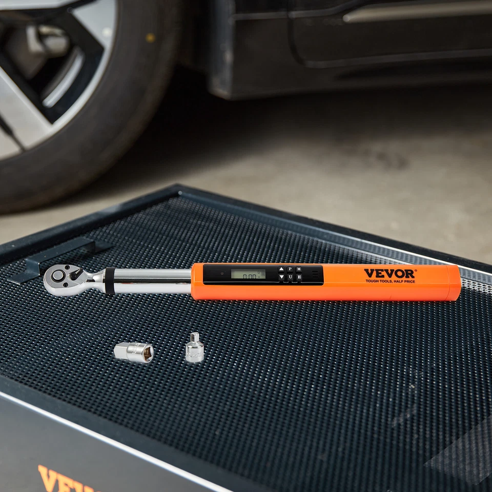 VEVOR Clé Dynamométrique Numérique Clé de Torsion 3/8" 5-50 N.m Réglable Auto - Photo 1/4