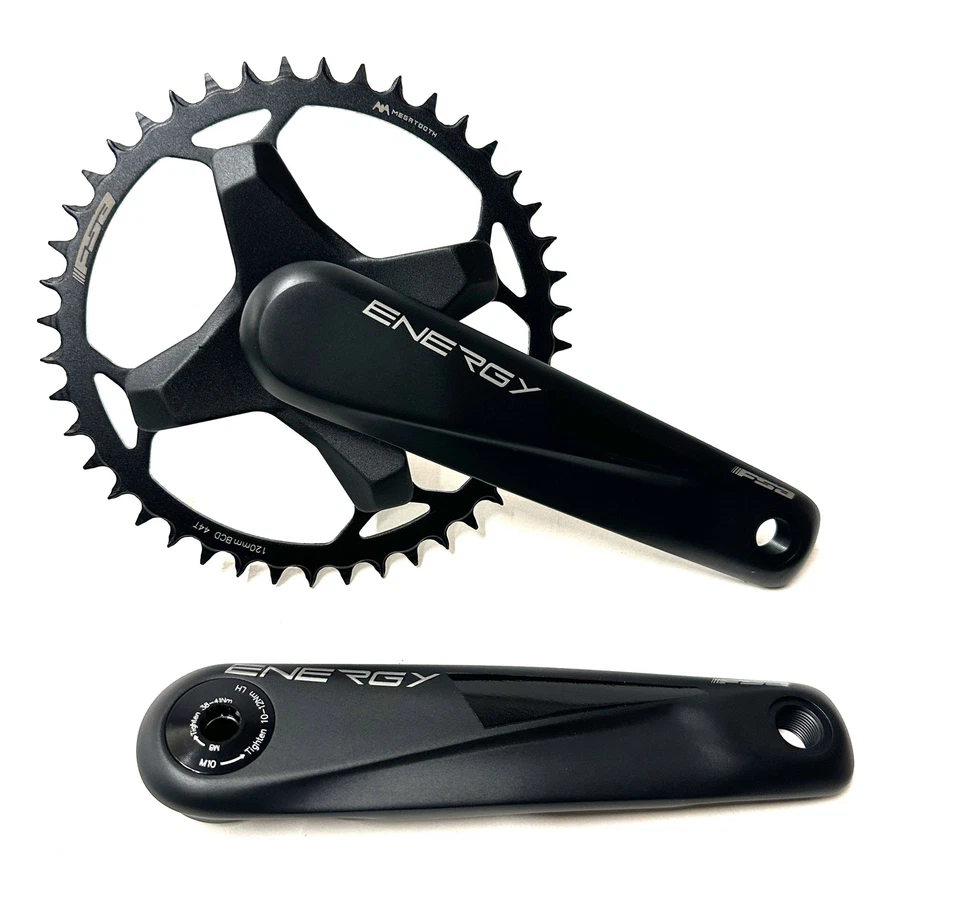 FSA Energy AGX+ 1X Modular 386EVO Gravel Crankset 175mm 11-Speed 44t New - Image 1 of 4