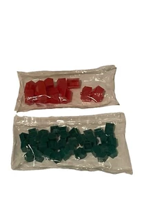 Original Vintage Monopoly Pieces Replacement Hotels Houses New In Factory Sealed - Picture 1 of 2