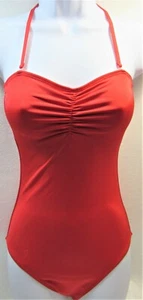 Traje de Baño Majestic Natación Una Pieza Junior Talla Mediana Rojo Nuevo - Imagen 1 de 8