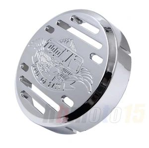 Chrome Horn Cover For Kawasaki Vulcan 800 Yamaha V-Star 650 1100 Classic - Picture 1 of 6