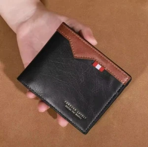 Multi-Functions Inserts Slim Foldable Vintage Protection Wallets: - Picture 1 of 9
