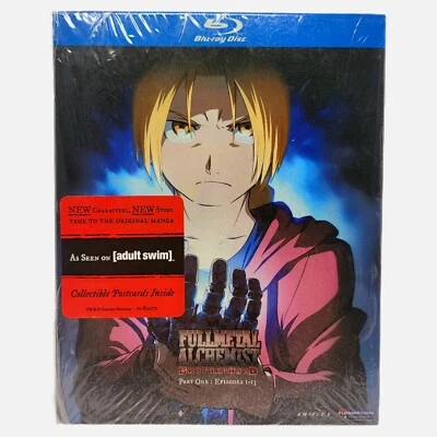 Fullmetal Alchemist Brotherhood:Part 1 (Blu-ray, 2009) Season 1 FUNimation - Image 1 of 4