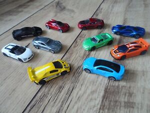 Toy Car Bundle/Lot Hotwheels x10 Sports/super Cars Porsche/Ferrari/Mclaren/Bmw