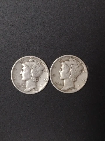 1941 & 1942 Mercury Dimes #1 Cover