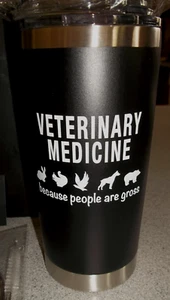 Panvola Thermo-Reisebecher 20 Unzen Veterinärmedizin Weil Menschen eklig sind - Bild 1 von 8