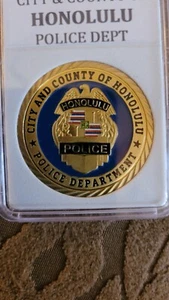 STADT HONOLULU POLIZEI Abteilung Herausforderungsmünze - Bild 1 von 6