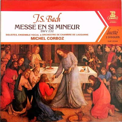 Erato DUE 20244 BACH Messe en SI Mass in B CORBOZ 2xLP Mint - Image 1 of 4