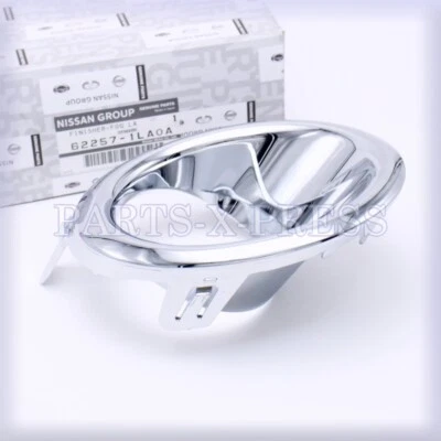 NEW GENUINE OEM NISSAN INFINITI QX56 LEFT SIDE CHROME FOG LIGHT BEZEL 622571LA0A Foto 1 de 4