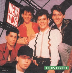 New Kids On The Block - Tonight [Very Good+ Condition] (CBS, BLOCK 7) [7" Vinyl] - Picture 1 of 2