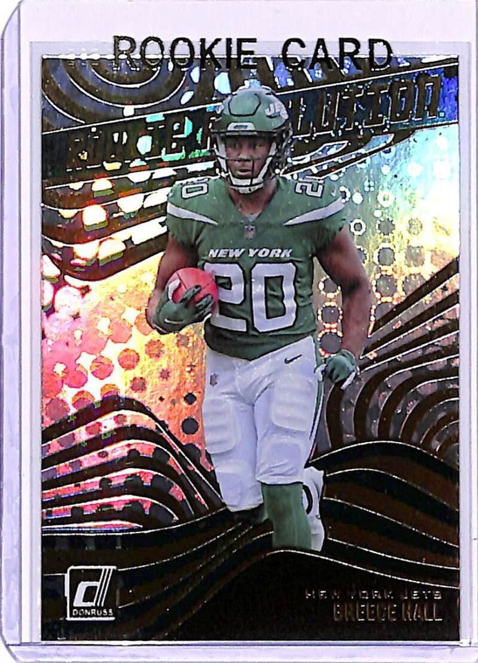 2022 Donruss Rookie Revolution #13 Breece Hall New York Jets Football Card RC - Image 1 of 2