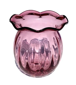 Vintage Pilgrim Glass Cranberry Vase - Picture 1 of 1