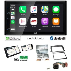 JVC Autoradio Apple CarPlay Android Auto für Mercedes Benz C-Klasse 2000-2004 - Bild 1 von 8