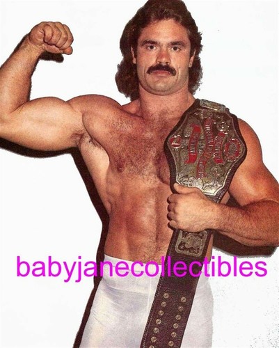 RICK RUDE HAIRY CHEST MUSCLE SHIRTLESS BEEFCAKE WRESTLR (104) | eBay