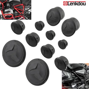 TPU Frame Hole Caps Covers Plugs Guard Kit For BMW R1250GS R1200GS LC/ Adventure - Picture 1 of 8