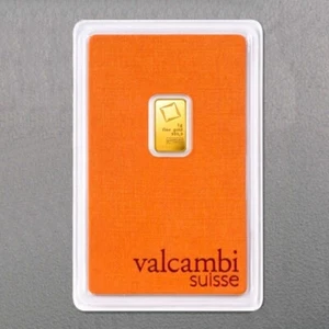 Goldbarren 1 g von Valcambi Feingold 999,9 - Bild 1 von 2