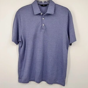 Hart Schaffner Marx Geometric Polo Golf Shirt Size L NWOT - Picture 1 of 9