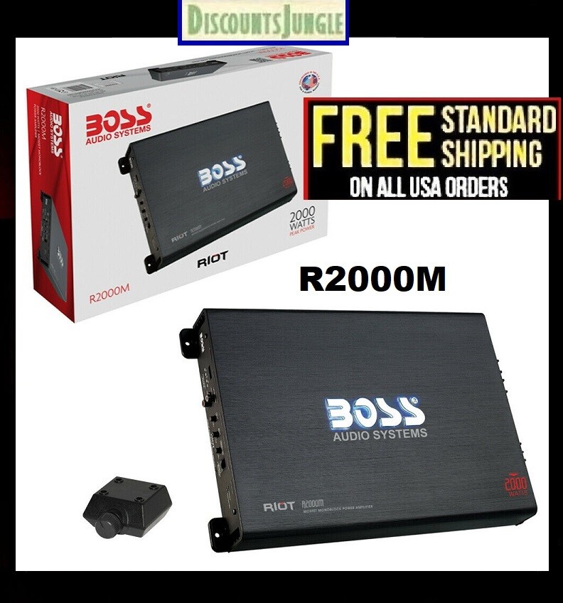 Boss Audio R2000M Riot 2000 Watt 
