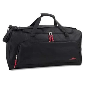 Lightweight Canvas Duffle Bags for Men & Women For Traveling, the Gym, Black 2 - Picture 1 of 7