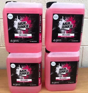 4 x 5 Litre Muk Junkie MX off road Bike Wash Cleaner Motox Motocross Mx bikes  - Picture 1 of 4
