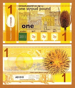 England's Transition Town 2011 STROUD One Pound UNC - Picture 1 of 1