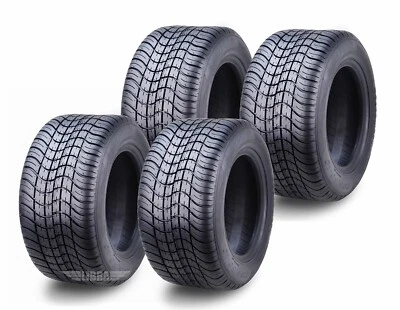 Set 4 ROADGUIDER 205/50-10 Golf Cart ATV Tires 205/50x10 4 Ply - Image 1 of 4