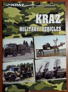 Kraz military vechicle, advertizing brochure