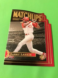 1996 SP Marquee Matchups Die-Cut Barry Larkin HOF  #MM12 - Picture 1 of 2