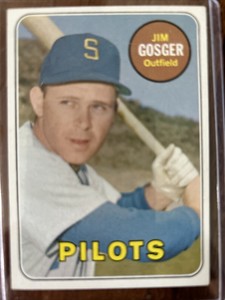 1969  Topps  Baseball   # 482  Jim Gosger  WL  "White Letters"