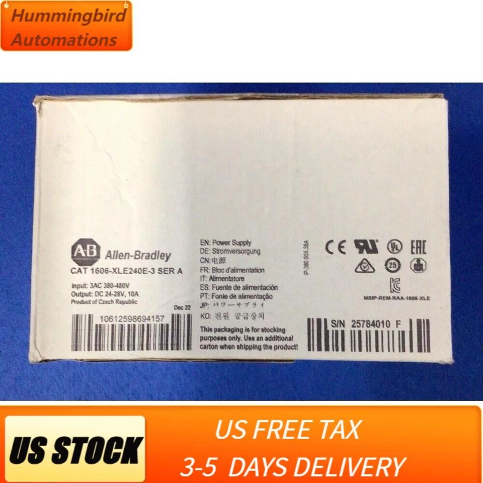 Allen Bradley 1606-XLE240E-3 Power Supply Brand New in Box US Free Tax - Image 1 of 4