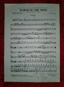 March Of The Mods Sheet Music (Trombone). Ref00069 - Picture 1 of 2