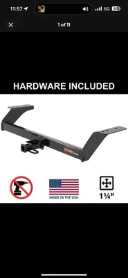 Enganche de remolque CURT Clase I con receptor hardware de 1-1/4 pulgadas incluido Foto 1 de 4